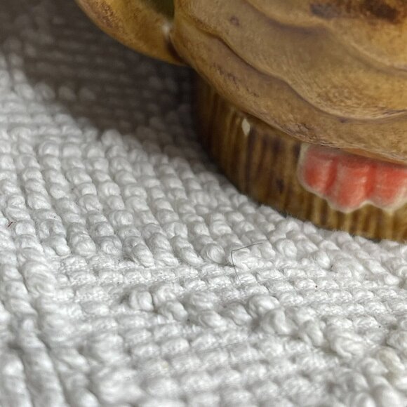 Vtg Groovy Green Eyes Ceramic Owl Bird Small Table Night Light Lamp 6.5” As Is - Picture 2 of 7